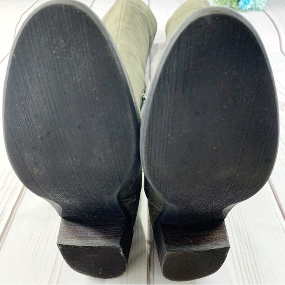 Steve Madden Olive Suede Over the Knee Boots - Picture 13 of 16